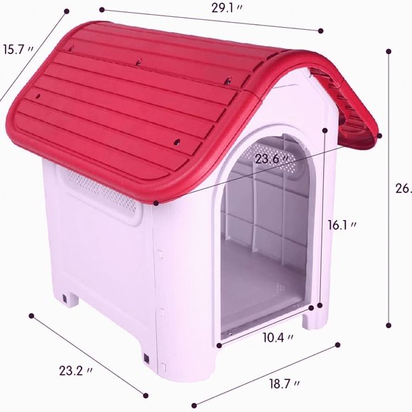 Large plastic kennel pet kennel - Picture 1 of 7